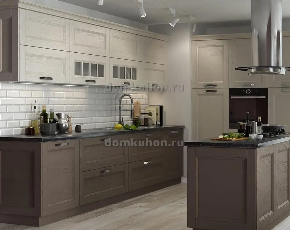 Кухня п образная - Венеция